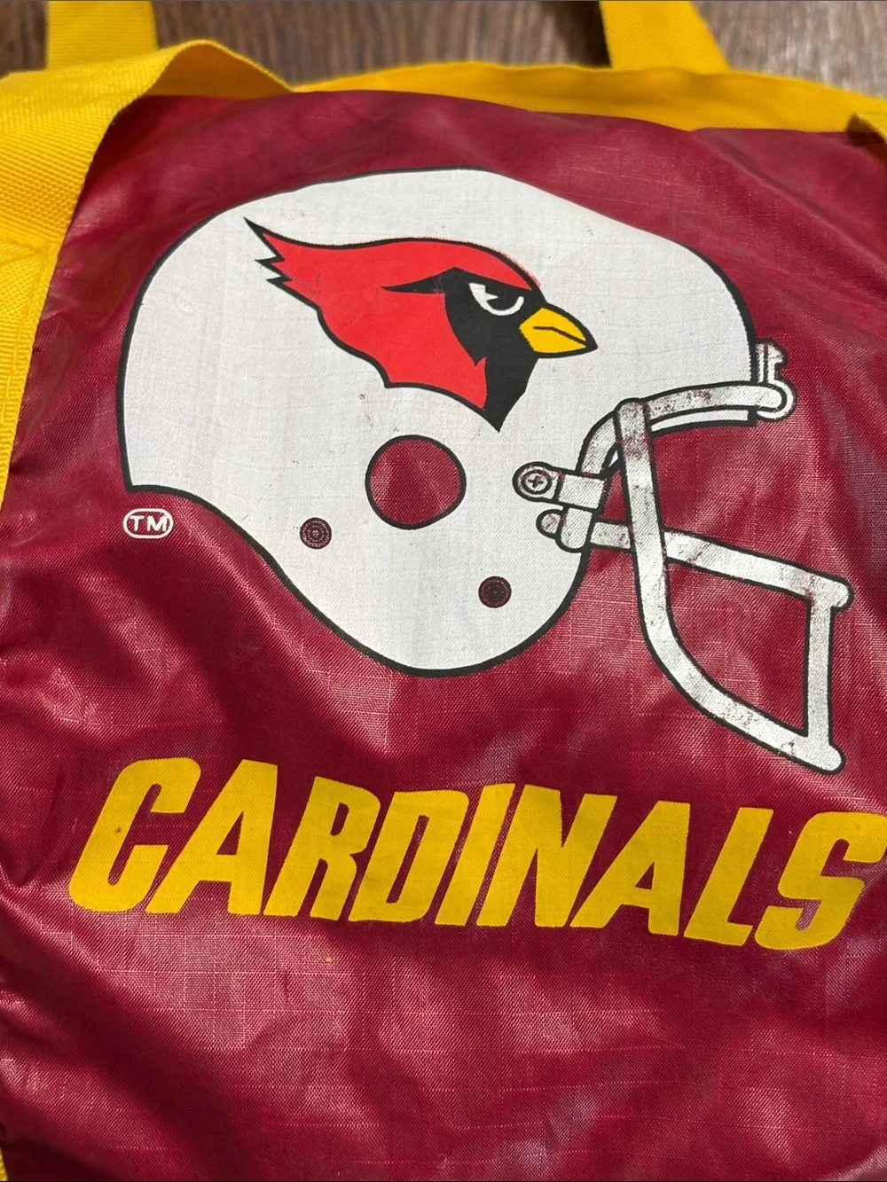 Vintage St. Louis Cardinals Red Duffel Bag w/ Original Helmet Logo 70’s 80’s